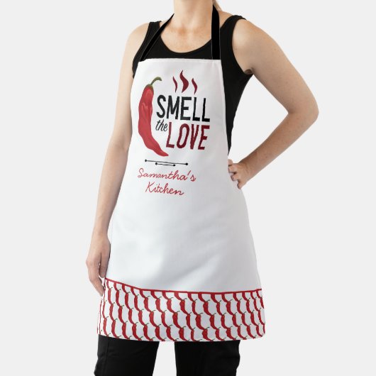 Roter Chile Riecht die Liebe Schürze (InSitu)