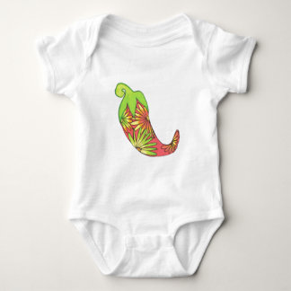 Roter Chili Baby Strampler