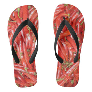roter Chili Badesandalen
