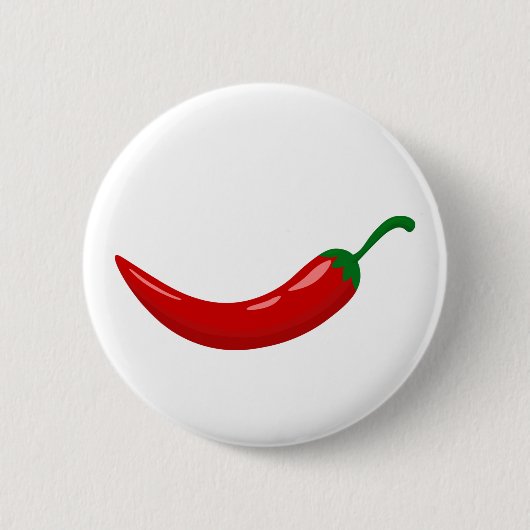 Roter Chili Button (Vorderseite)