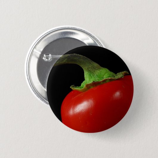 Roter Chili Button (Vorne & Hinten)