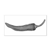 Roter Chili Chile Pepper Hot Spicy Paprikaschoten  Gummistempel (Prägung)