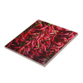 Roter Chili in der Stadt Kalocsa Fliese (Seite)