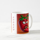 Roter Chili Kaffeetasse (VorderseiteRechts)