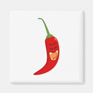 Roter Chili Magnet