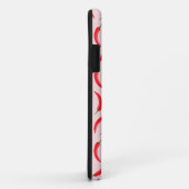 Roter Chili-Muster Case-Mate iPhone Hülle (Hinten/Rechts)