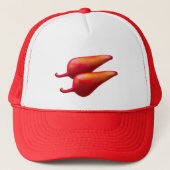 Roter Chili Paprikaschoten, der Truckerkappe (Vorderseite)