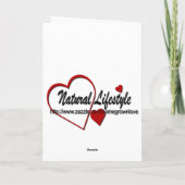 Roter Chili Paprikaschoten Grußkarte Karte (Rückseite)