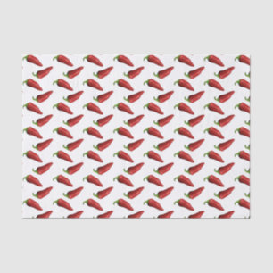 Roter Chili Paprikaschoten Seidenpapier