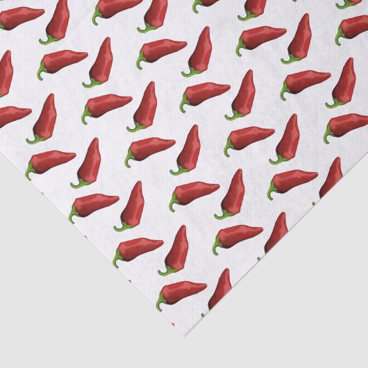 Roter Chili Paprikaschoten Seidenpapier (Ausschnitt)