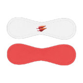 Roter Chili Paprikaschoten, weißes und rotes Baseb Baseball (Paneele)