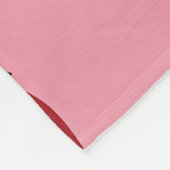 Roter Chili Pepper-Muster auf rosa Hintergrund Fleecedecke (Ecke)