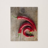 Roter Chili-Pfeffer Puzzle (Vertikal)