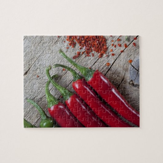 Roter Chili-Pfeffer Puzzle (Horizontal)