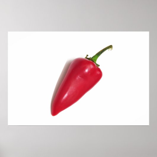 Roter Chili Poster (Vorne)