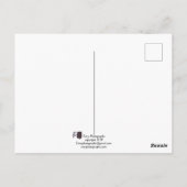 Roter Chili Postkarte (Rückseite)