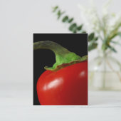 Roter Chili Postkarte (Stehend Vorderseite)