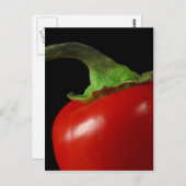 Roter Chili Postkarte (Vorne/Hinten)