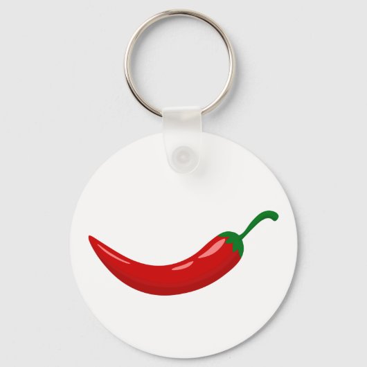 Roter Chili Schlüsselanhänger (Vorderseite)