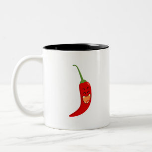 Roter Chili Zweifarbige Tasse