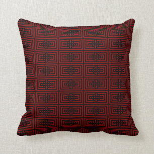 Roter chinesischer/asiatischer kissen