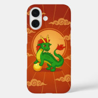Roter chinesischer Drache auf Rot
