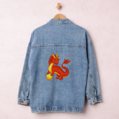 Roter chinesischer Drache Jeansjacke (Hangar)