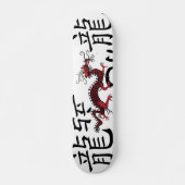 Roter chinesischer Drache Skateboard (Vorne)