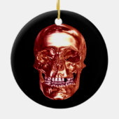 Roter Chrome Skull Ornament (Hinten)