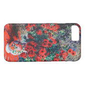Roter Chrysanthemum, Monet Case-Mate iPhone Hülle (Rückseite (Horizontal))