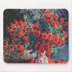Roter Chrysanthemum, Monet Mousepad