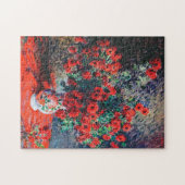 Roter Chrysanthemum, Monet Puzzle (Horizontal)