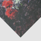 Roter Chrysanthemum, Monet Seidenpapier (Ausschnitt)