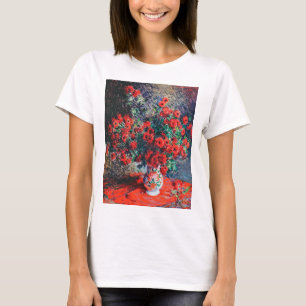 Roter Chrysanthemum, Monet T-Shirt
