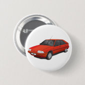 roter Citroën BX Button (Vorne & Hinten)