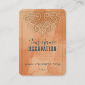 Roter Clay Stone Marokkanisch - Visitenkarte Telefonnummerkarte (Vorderseite)