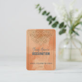 Roter Clay Stone Marokkanisch - Visitenkarte Telefonnummerkarte (Stehend Vorderseite)