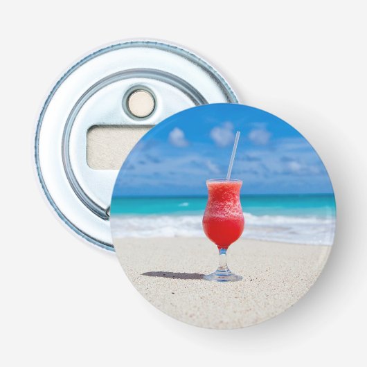 Roter Cocktail am Foto Flaschenöffner (Vorderseite)