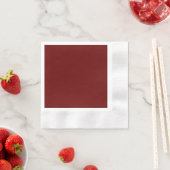 Roter Cocktail Papier Napkin Serviette (Beispiel)