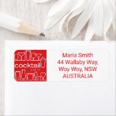 Roter Cocktail Party (Insitu)