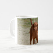 Roter Coonhound Kaffeetasse (Vorderseite Links)