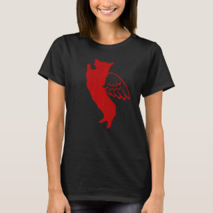 Roter Corgi-Hund Engel Premium T-Shirt