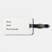 Roter Corgi-Strand-Party-Gepäck-Umbau Gepäckanhänger (Rückseite horizontal)