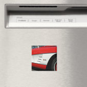 Roter Corvette - Magnet (In Situ (Geschirrspüler))