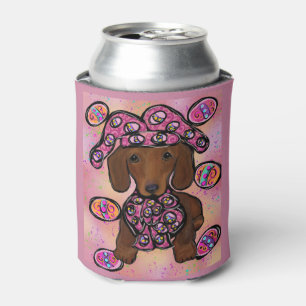 Roter Dachshund Doxie Dosenkühler