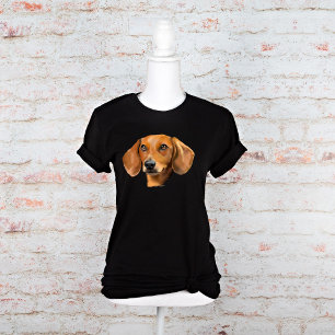 Roter Dachshund Hund T-Shirt