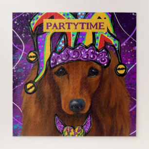 ROTER DACHSHUND PUZZLE