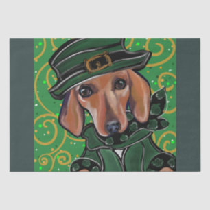 ROTER DAChSHUND     Seidenpapier