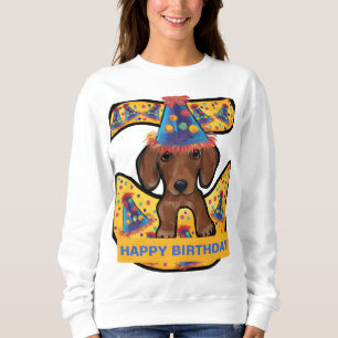ROTER DACHSHUND SWEATSHIRT