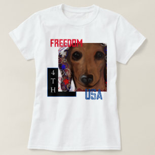 Roter Dachshund T-Shirt